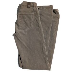 AG The Stevie Slim Straight Corduroy Pants Beige Size 26R‎
